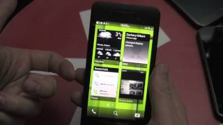 First Look BlackBerry 10 vs Android [upl. by Namrehs]