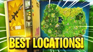 ALL VENDING MACHINE LOCATIONS in Fortnite [upl. by Paryavi409]