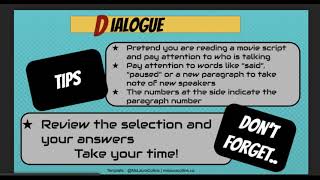 Dialogue OSSLT Tips [upl. by Eirot273]