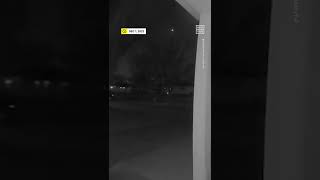 Meteor Caught Blazing Across Sky in Doorbell Camera Footage ☄️ [upl. by Nolahp]