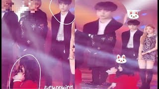 MOMENTS EunKook Moments SBS GAYO DAEJUN 2018 BTS JUNGKOOK x GFRIEND EUNHA [upl. by Erdei712]