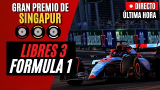 🔴 F1 DIRECTO  GP SINGAPUR LIBRES 3  Live Timing y Telemetría [upl. by Airyt]