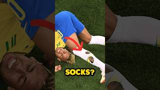 The SECRET behind NEYMARS SOCKS 🤫🧦⚽️  Shorts Football [upl. by Mukul]