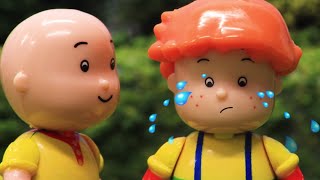 Funny Animated cartoons Kids  Leos Birthay  WATCH ONLINE  Caillou Stop Motion [upl. by Reid]