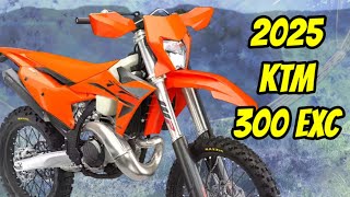 New 2025 KTM 300 EXC Gets New Update [upl. by Aicala292]