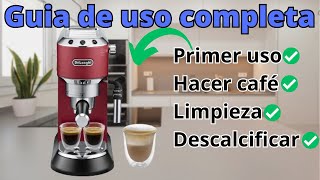 ✅☕ Delonghi DEDICA TUTORIAL Español ☕✅ [upl. by Alessandro]