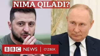 РоссияУкраина уруши Путин энди нима қилмоқчи Зеленскийчи BBC News Ozbek [upl. by Anelys]