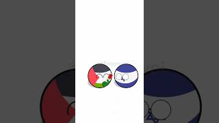 Kalo israel palestina damai gini kan enak diliatcountryballs shorts [upl. by Notterb]