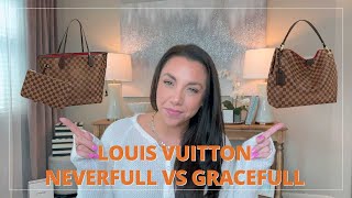 LOUIS VUITTON NEVERFULL MM VS GRACEFUL MM WHICH IS THE ONE TO GET [upl. by Aneelak674]