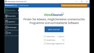 Adwcleaner auf die neuste Version aktualisieren [upl. by Grounds903]