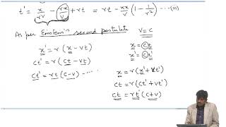 Lecture no  27 Lorentz Transformation equations [upl. by Selle605]