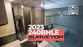 Tour the 2023 Surveyor 240BHLE by Forest River [upl. by Jeromy589]