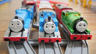 Thomas the Tank Engine Plarail☆Transparent Tunnel amp Chuggington Train [upl. by Bander682]