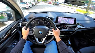 2022 BMW X3 xDrive20i  pov test drive [upl. by Dulci298]