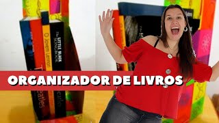 ORGANIZADOR DE LIVROS E REVISTAS como fazer  KALINKA CARVALHO [upl. by Seleta]