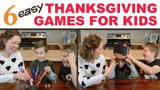 6 Best Thanksgiving Party Games for Kids  Family Fun Every Day [upl. by Elmaleh597]