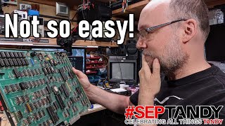 TRS80 Model 4P 80column crash repair Part 1 [upl. by Sharon]