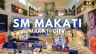 SM MAKATI Full Walking Tour in MAKATI CITY 4K Manila Philippines  December 2023 Update [upl. by Jeaz]