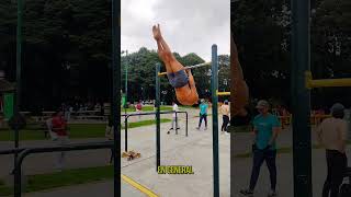 Estoy entrando fuerte para lograr el front lever calistenia [upl. by Eilesor]