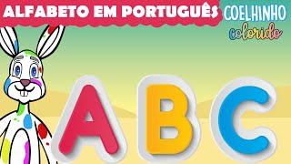 Alfabeto em Português  Coelhinho Colorido [upl. by Manouch]