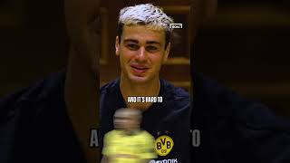 Giovanni Reyna REVEALS the SMARTEST PLAYER at BORUSSIA DORTMUND shorts BVB bundeslig [upl. by Haleigh948]