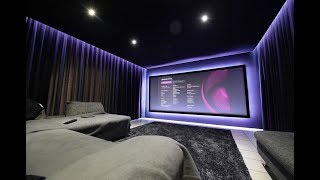 Wohnzimmer  Knopfdruck  HighEnd Dolby 514 Atmos Heimkino [upl. by Ambrose]