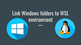 WSL link windows folder to Linux [upl. by Aleb221]