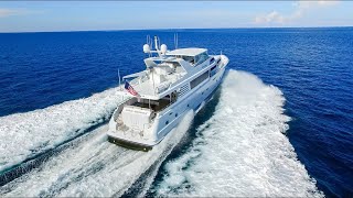 ALTITUDE ADJUSTMENT II  106’ Broward Yacht for auction [upl. by Murial28]