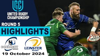 Highlights  Connacht vs Leinster  Round 5  United Rugby Championship 202425 [upl. by Anawaj]