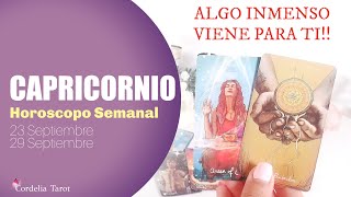 ⭐️CAPRICORNIO LE QUITAS TU ENERGIA Y TUS CAMINOS SE HAN ABIERTO🌟 Horóscopo  Tarot Semanal Cordelia [upl. by Rorrys]