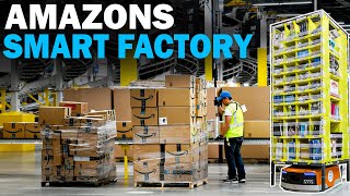 Inside Amazons Smart Robot Warehouses How Amazon Robots Work Jeff Bezos Smart Warehouse [upl. by Asusej]