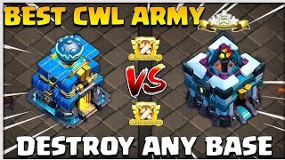 Cwl Th12🆚Th13 best Attack strategy in clash of clansth12🆚th13 attack strategy in coc viralvideo [upl. by Jagir]