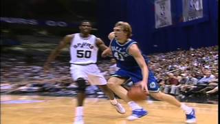 Dirk Nowitzkis First Career 40Point Game [upl. by Comethuauc]