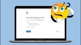 Impossibile raggiungere il sito Connessione non riuscita ERRCONNECTIONREFUSED ecco le soluzioni [upl. by Shirline]