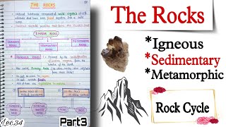 The RocksIgneous Sedimentary Metamorphic Rock Cycle World Geography  Lec34 An Aspirant [upl. by Eeuqram357]