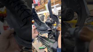 Leather shoes resole repair old craftsmanship shoe repair shoe modification professional leathe [upl. by Ammadas]