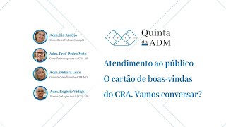 Atendimento ao público O cartão de boasvindas do CRA [upl. by Emmalynne53]