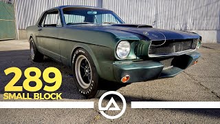 Four Speed Films 65 Mustang Coupe Garage Built Hot Rod [upl. by Norina450]