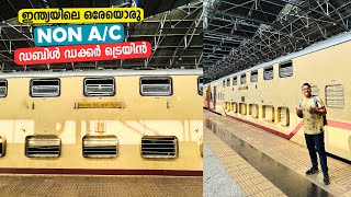 Indias Only Non AC Double Decker Train 🤩  Valsad  Mumbai Passenger [upl. by Reviere359]