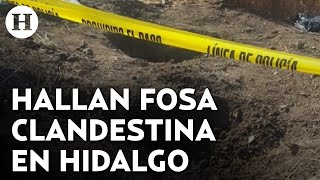 Identifican a 6 cuerpos hallados en fosa clandestina en Hidalgo [upl. by Sorkin]