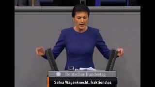 Sahra Wagenknecht kritisiert Ampel für Demonstrationen gegen die eigene Politik [upl. by Nivlag681]