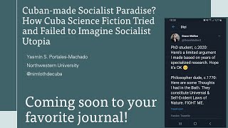 Cubanmade Socialist Paradise How Cuba Science Fiction Tried and Failed to Imagine Socialist Utopia [upl. by Cuyler409]