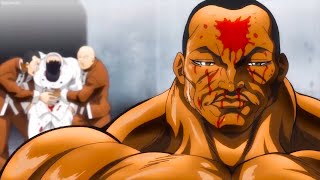 Biscuit Oliva vs Rahon Shobun Full Fight Scene  Eng Sub  Baki Raitai Tournament [upl. by Nimajnab998]