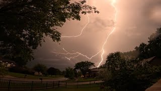 Magnificent Lightning in SloMo on July 16th in Northern IL [upl. by Nayarb]