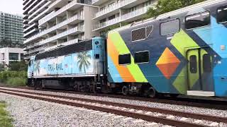 Southbound Downtown Miami TriRail 71224 [upl. by Gnemgnok514]