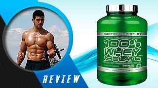 Scitec Nutrition 100 Whey Isolate Review  Somparecom [upl. by Matlick130]