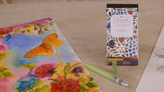 How to Use Portable Watercolor Painting Sheets [upl. by Aelber691]