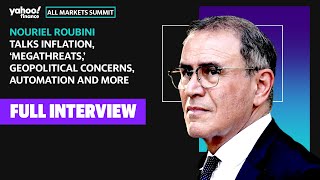 Nouriel Roubini talks economics geopolitical concerns automation and more [upl. by Ennove]