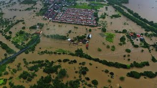 Brésil  inondations dévastatrices dans létat de Bahia [upl. by Nairrod]