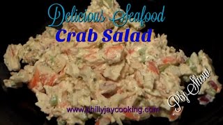 Easy Delicious Crab Seafood Salad Recipe How To Make Imitation Crab Salad [upl. by Gisella]